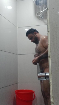 Hot Daady Nude Bathing Show