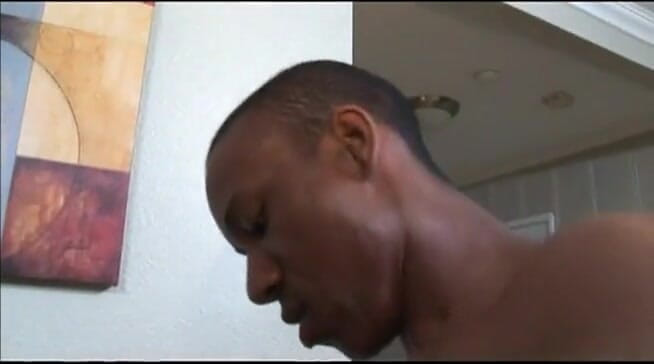 VOP Ebony Babes: Horny BBW ebony bangs with a big black cock