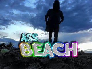 DJ Buttpussy: Je dilate mon trou du cul sur une plage privée