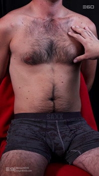 Curious Straight Door to Door Salesman Gets His Edging Cherry Popped