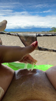 I Like to Touch Myself Until I Reach Orgasm on the Beach While Being Watched