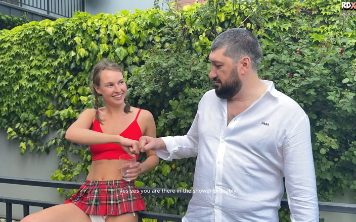 RDXCast: Teen Liv Lauren Backstage - Shooting the Backyard Hard Fuck with...
