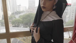 Filmopname achter de schermen - cuckold vriendje en Madalena in - de heilige nachtmerrie