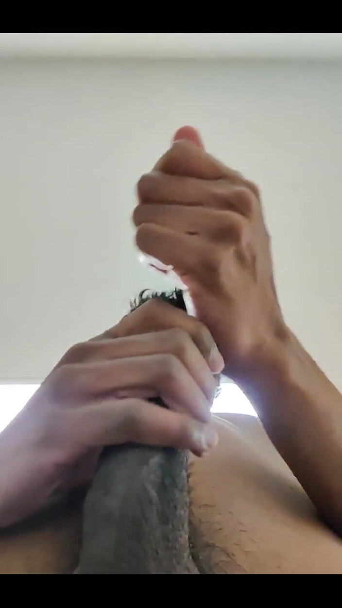 NANDgasm: 視点:君は顔を僕のチンコの下に近づける