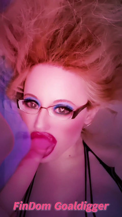 FinDom Goaldigger: Pink Dildo Lollipop JOI