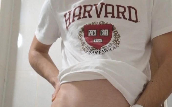 The college boy: Ein großer cumshot