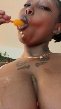 Black Chubby Big Boobs Jiggling