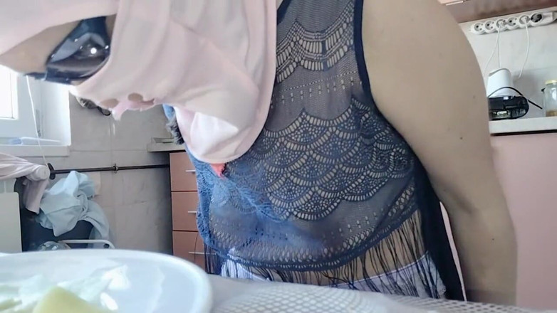 Amateur_MS: Hairy Brunette Pussy, Big Tits, Sensual Hairy Woman in the...