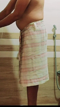 Bathroom Pee and Shower Masturbate