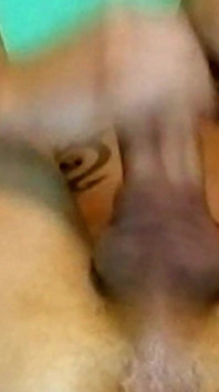 90´s Porn Style Video - Showing Hole and Jerking Huge Cock