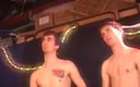 SEXUAL SIN GAY: Comedores de leche - escena 2_orgy de twinks sucios follando y usando...