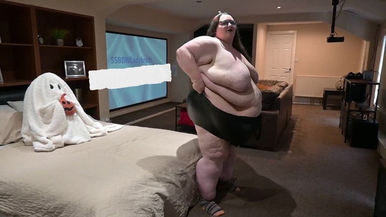 SSBBWLadyBrads: SSBBW sexy tlustý černý kožený oblek