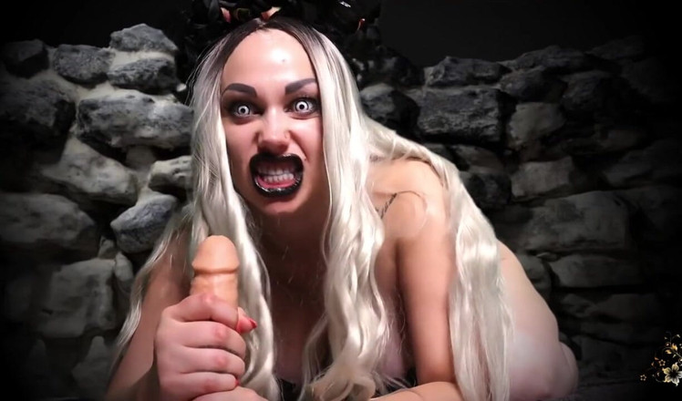 Goddess Misha Goldy: Seducție de la Demoness cu mușchi de vițel, picioare încrucișate, BJ,...