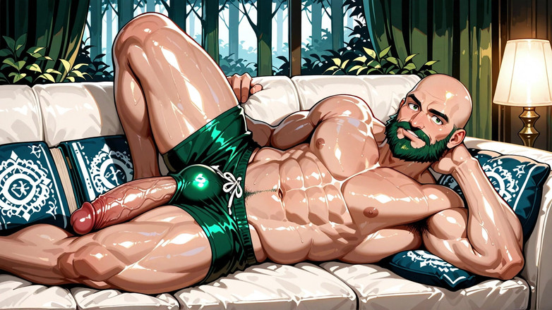 Erotic Man: Un sexy uomo pelato ai porno