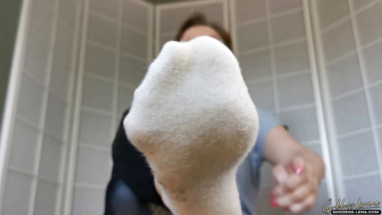 Goddess Lena: You'll be my sock cunt