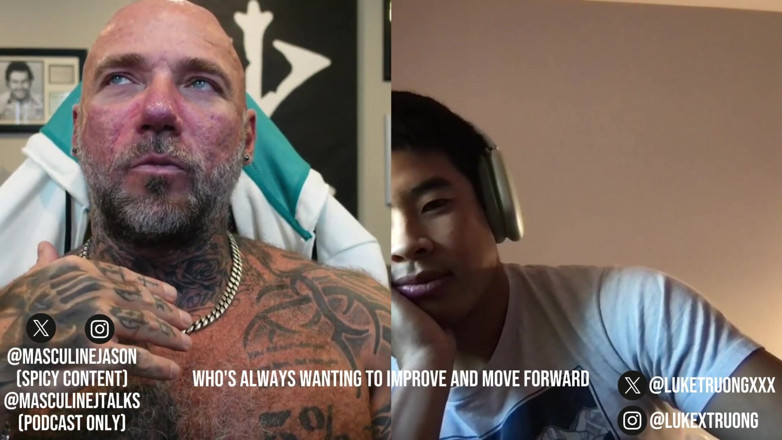 Raw and Uncensored with Masculine Jason: Porn Star Confessions - Luke Truong (episode 181)