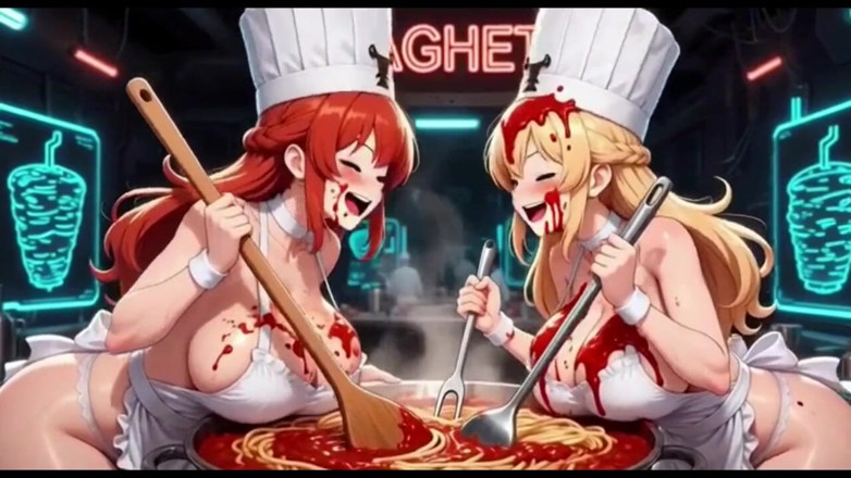 Hot girl dancing: Grappige kokvideo, Ai-animatie