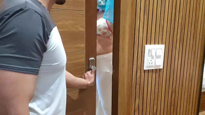 Hornycouple149: The Engineer Came to Repair the TV.