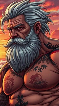 Ai Art Robustní Fantasy Muži