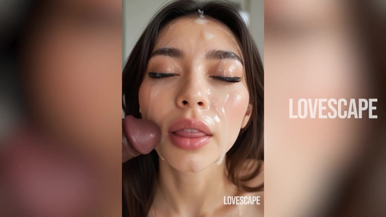 Lovescape: Збуджена брюнетка трахається масивними членами