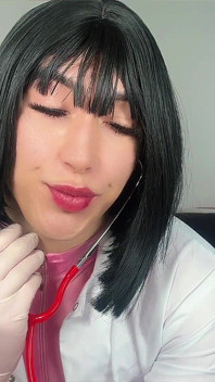 Medical Mayhem: Trans Doc Dominates Patient with Huge Cum Load POV