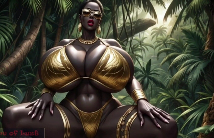 Game of Lust 3D: Gol Busty African Woman Bikini Dance in the Jungle