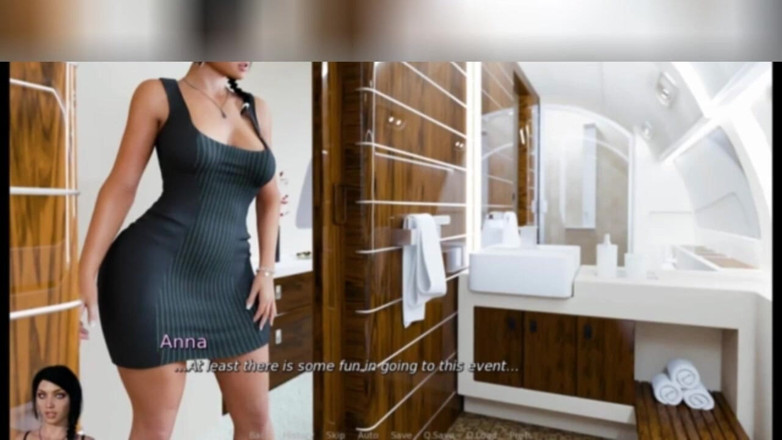 3DXXXTEEN2 Cartoon: Anna goes on an anal business trip. 3D porn cartoon sex