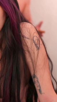 Big Titty Goth Girl's First Amateur Porn Shoot: Casting
