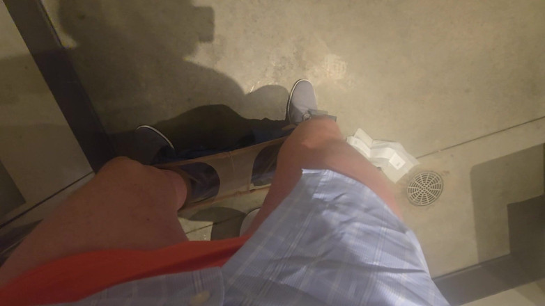 Takepad: Piss on Huge Pad with Change in Public Restrooms