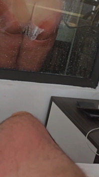 Stepson Jerks off on a Washing Stepmom