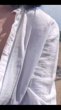 I Go Little Far From My Car with Smoking Cigarette and Bouncing Boobs in Male Shirt to Get Private Place for Masturbate and Fast
