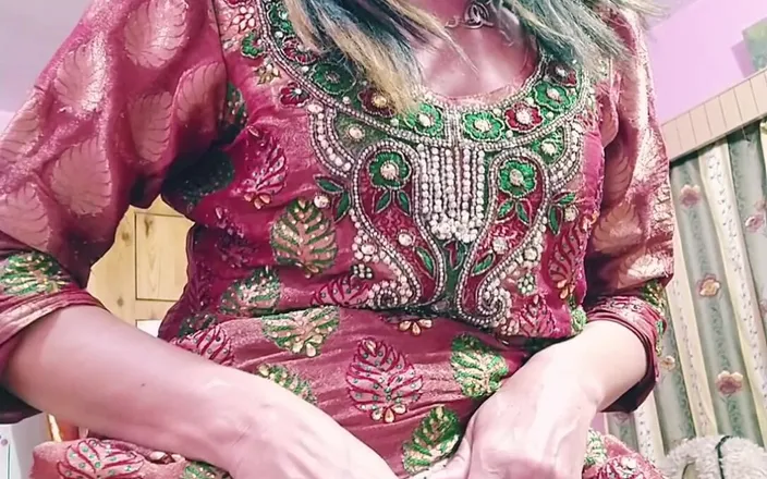 Bolly Karma: Cuckold Husband Watches His Slutty Wife Play with Her Pussy