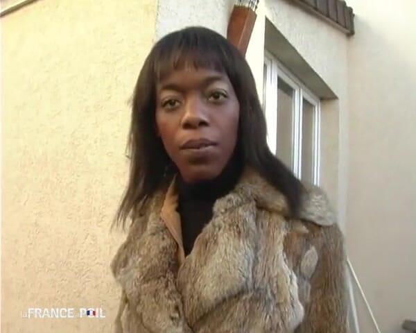 La France a Poil: A Beautiful Tall Black Slut First Time Sodomized in Front...