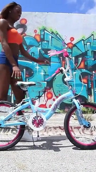 Hey That's My Bike - Bike Rams His Monster Cock in Shemale Booty