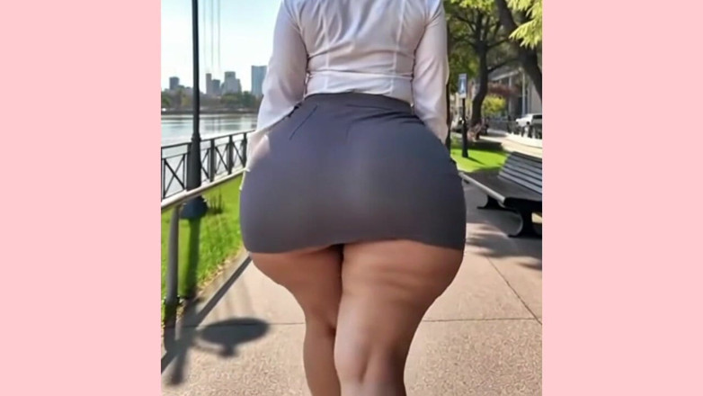 Xprohibidox1: Secretaria Culona Caminando