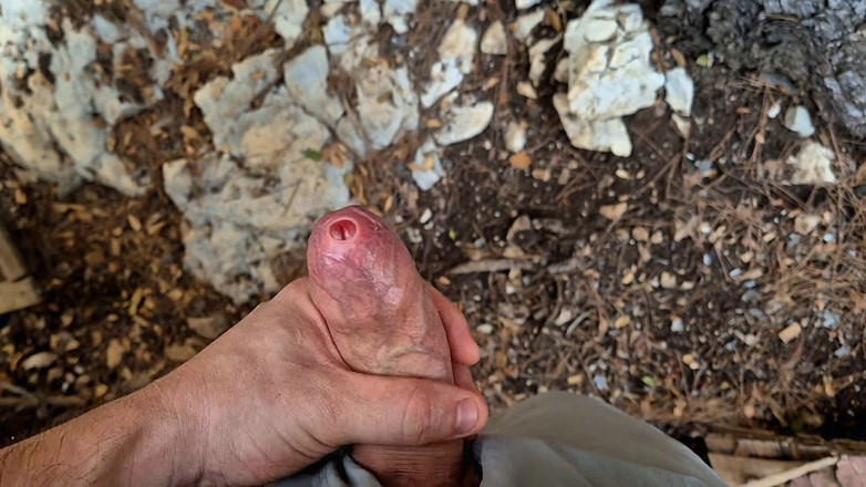 GloomyChase977: Phimosis pappa offentlig. Strök långsamt, precum överallt