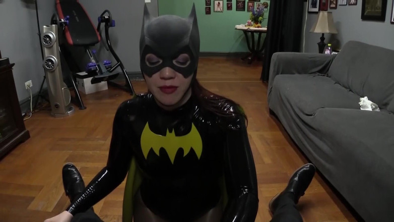 Evangelines Fetish: Latex batgirls mesmerized honění