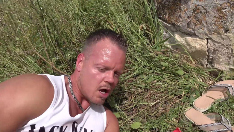 My German Amateurs: Hot dark-haired MILF prefers an outdoor fuck with me