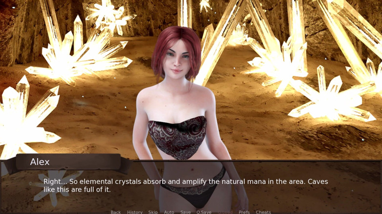 3D Cartoon Porn: Love Sezon 9: Alex-Nina Topless Cave Night