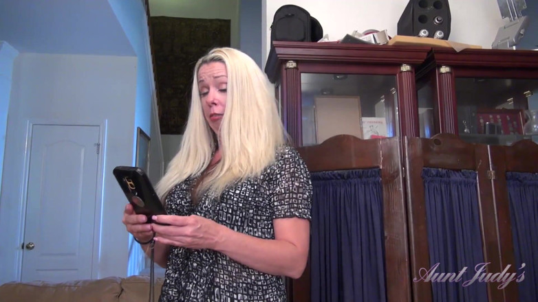 Aunt Judy's: Your Hairy MILF Stepmom Liz Sucks Your Cock (pov)