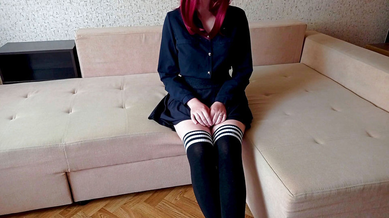 SweetAndFlow: Petite girl came to the casting and fucked for the...