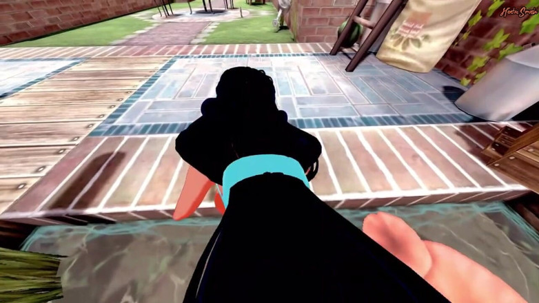 Hentai Smash: 茉莉公主吞下你的精液并被你的第一人称视角性交。