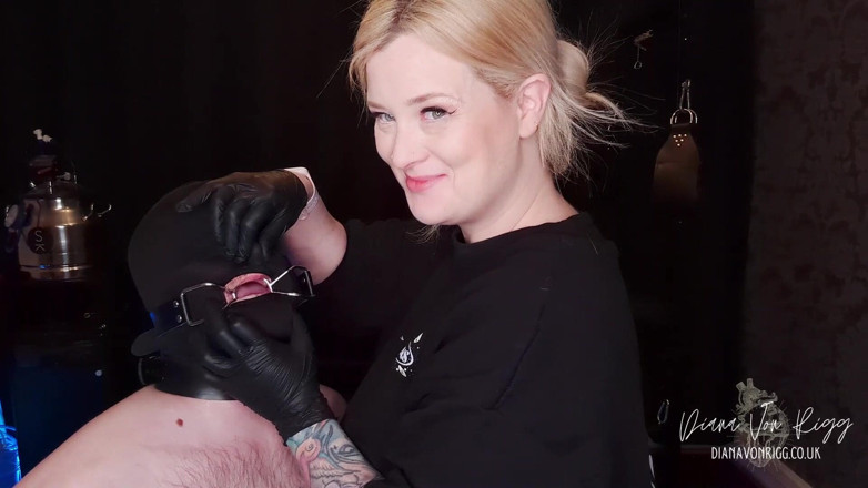 Diana Von Rigg: Hogtie Struggle for My Spit