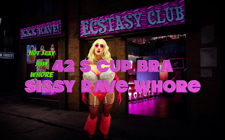 42 S Cup Bra Sissy Rave Whore (Juggsy)