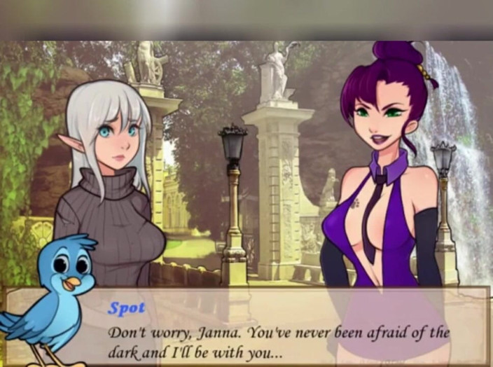 3DXXXTEEN2 Cartoon: Janna lässt sich nieder und bekommt ihren ersten job. 3D-porno, cartoon-sex