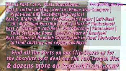 FootJobVirgin: Bagian 1 dari 4 sesi fetish kaki ukuran 3, si mungil kylie rose...
