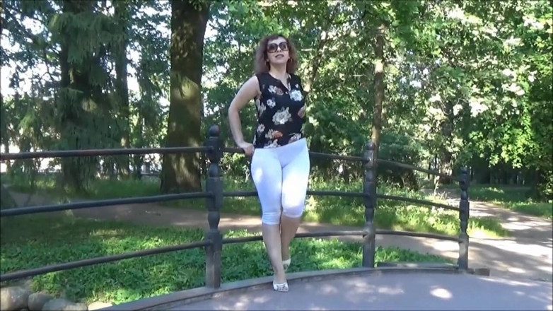 RedRoseRus: Ass in Leggings outdoor 2 - Full version
