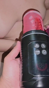 This 4D Auto Male Masturbator From Brand Avidloveplay Makes Me Cum on Her Face