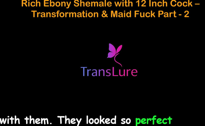 TransLure: English Audio Sex Story Rich Ebony Shemale with 12 Inch Cock -...