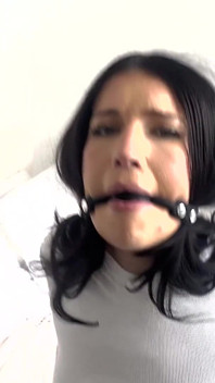 Tatti Got Tied-up and Gagged with 3 Different Ballgags! Then Hogtied!(hd1080p)(discounted)